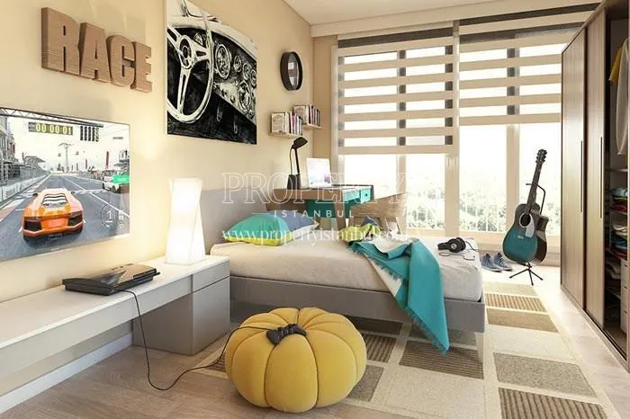 One of the bedrooms in Bizimtepe Aydos
