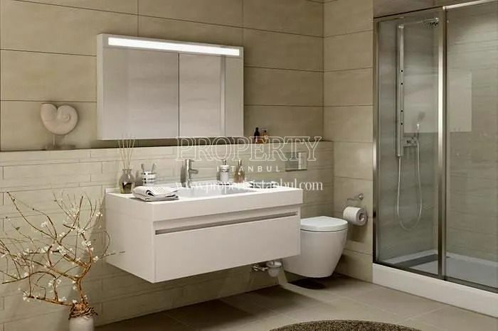 One of the bathrooms in Bizimtepe Aydos
