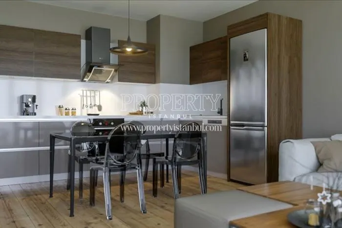 Small open kitchen in Blox Halic 3