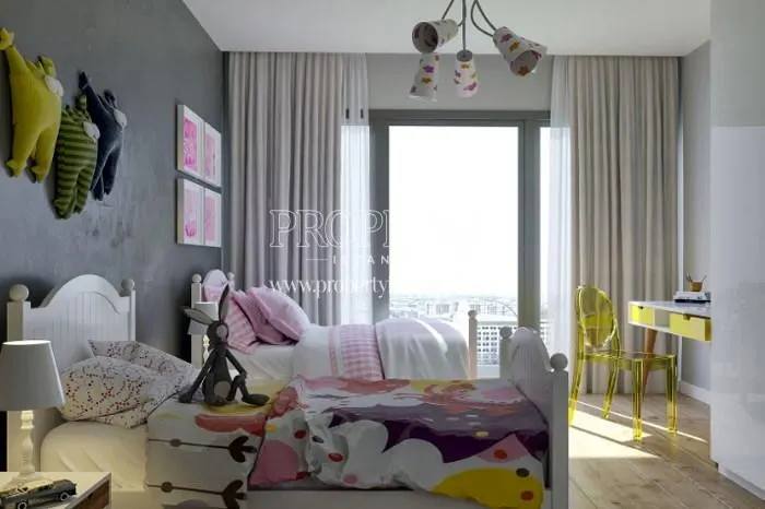 One of the bedrooms in Blox Halic 3
