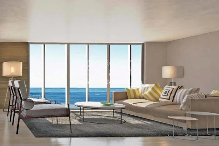 The living room with the lake view in Blue Lake Kucukcekmece