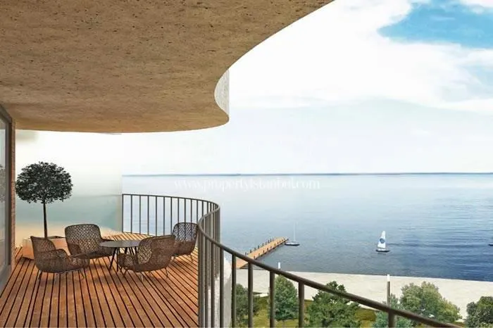 The lake view from one of the balconies in Blue Lake Kucukcekmece