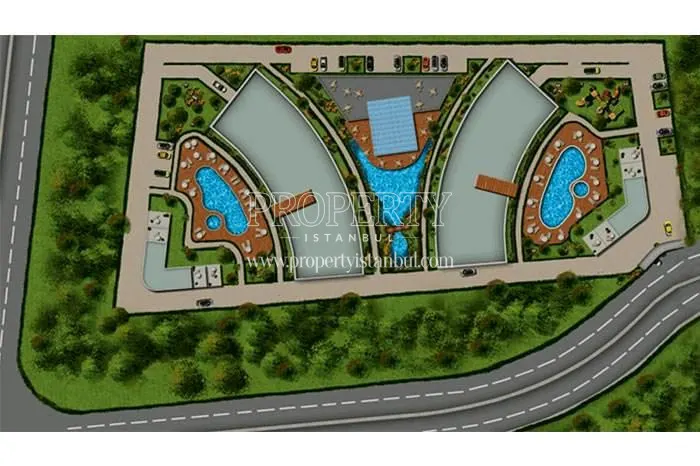 The layout plan of Blue Planet