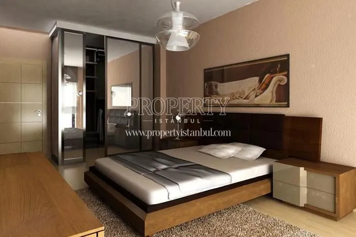 One of the master bedrooms in Blue Residence