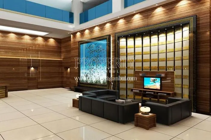 The lobby of Blue Residence