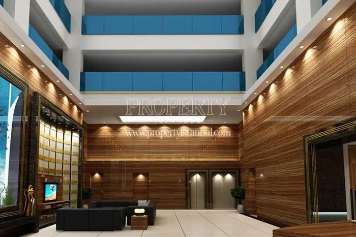The lobby of Blue Residence