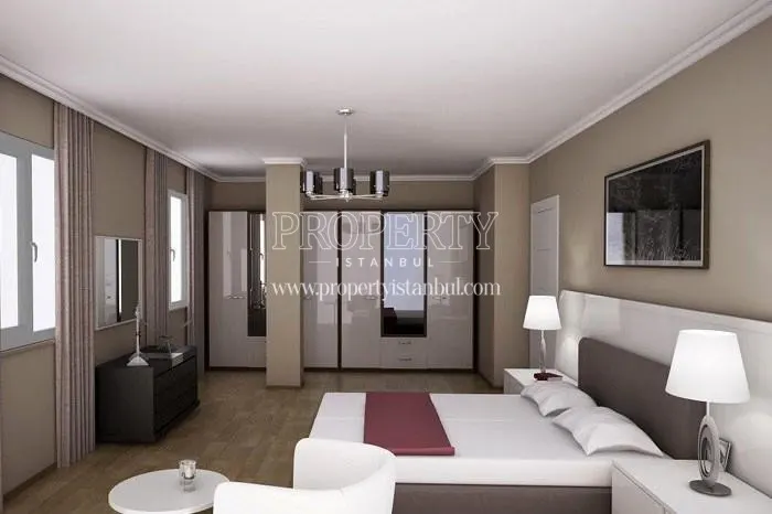 One of the master bedrooms in Blue Sea