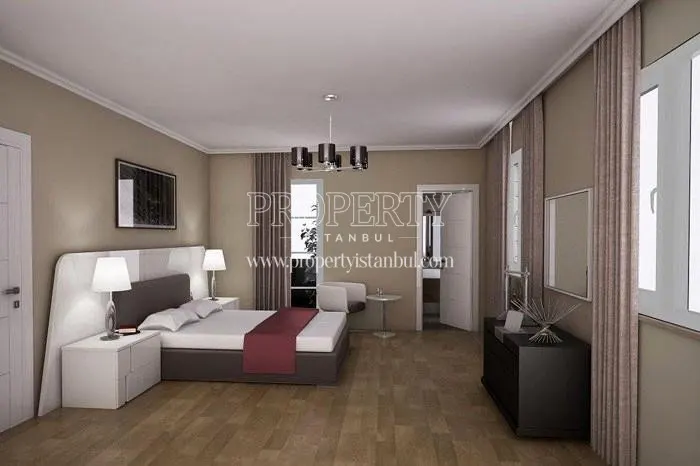 One of the master bedrooms in Blue Sea