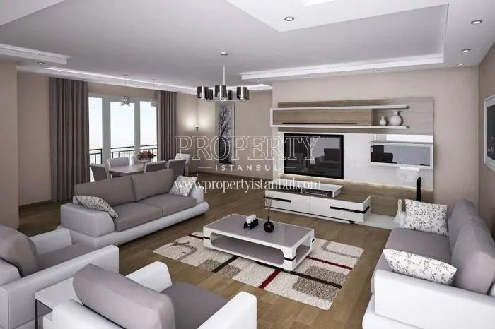 One of the living rooms in Blue Sea