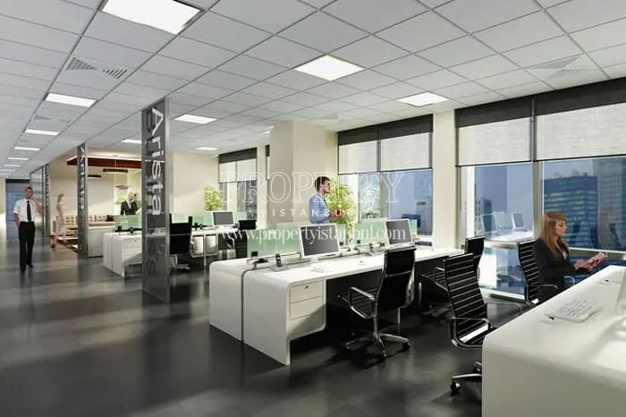 Big open office units in Bomonti Business Center
