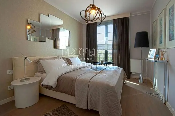 One of the master bedrooms in Bomonti Modern Palas
