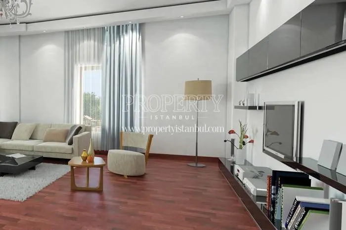 One of the living rooms in Bordo Life Park Gunesli