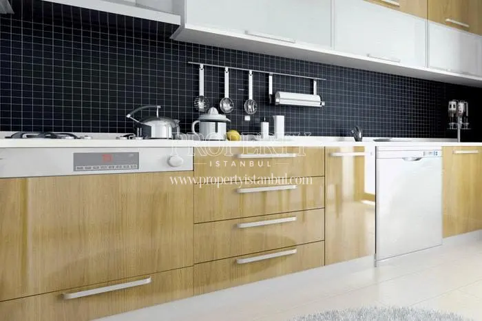 One of the kitchens in Bordo Life Park Gunesli