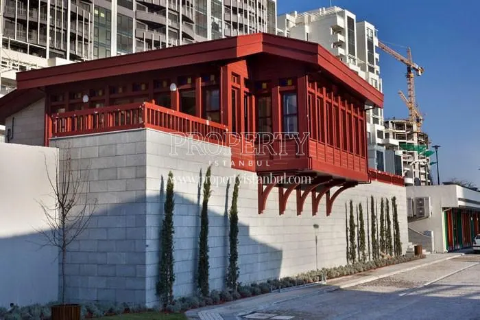 Dark red villa in Bosphorus City
