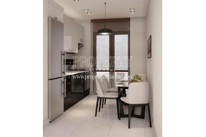 Small dining table in one of the kitchens in Bosspoint