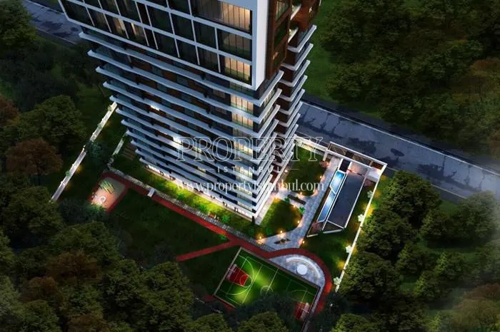 Bostanci Deluxe building view from the top