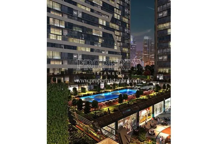 Brooklyn Park compound at night