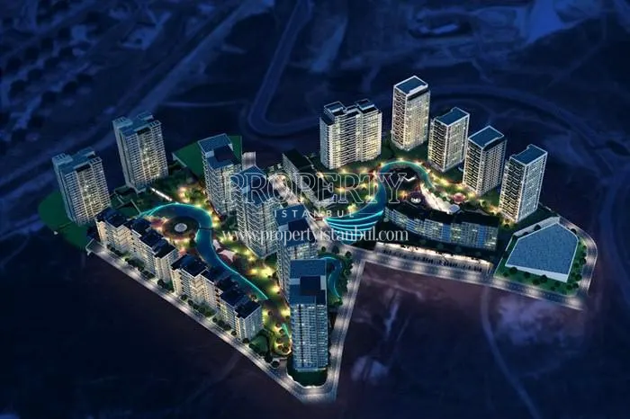 Bulvar Istanbul compound project at night