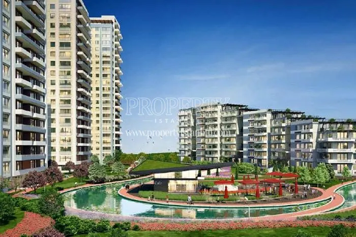 The landscape areas in Bulvar Istanbul