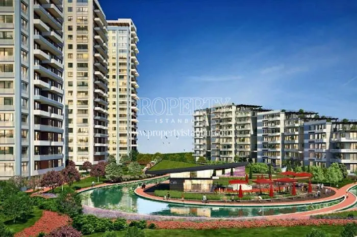 The landscape areas in Bulvar Istanbul