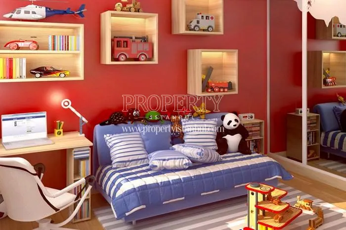 Colorful bedroom for kids in Bulvar Istanbul
