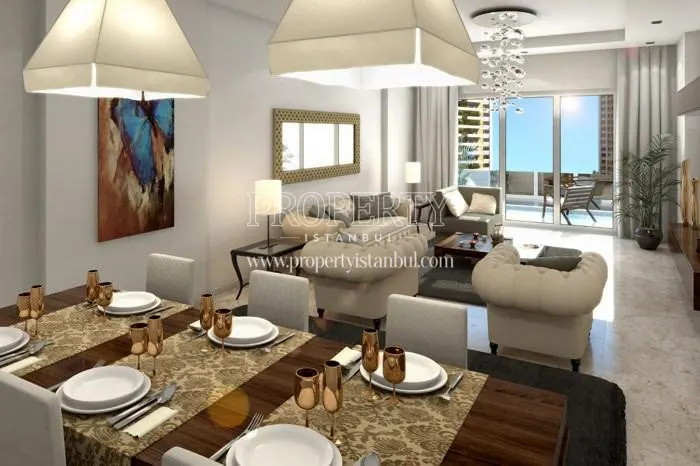 One of the living rooms in Bulvar Istanbul