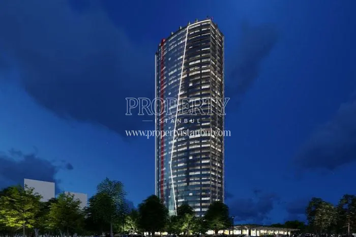 Bumerang Kartal tower from a distance
