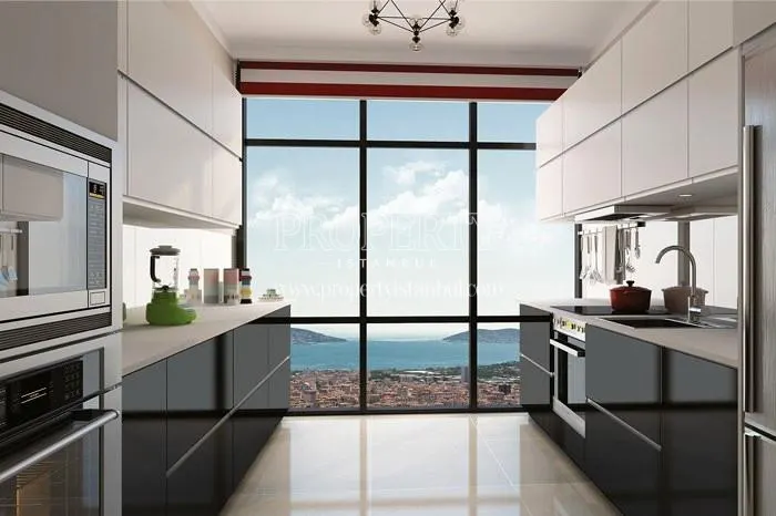 One of the kitchens in Bumerang Kartal