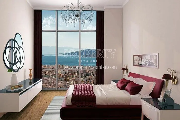One of the bedrooms in Bumerang Kartal