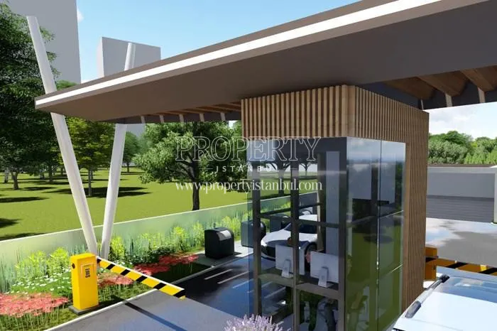 The entrance of Bumerang Kartal for cars