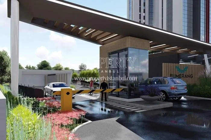 The entrance of Bumerang Kartal for cars