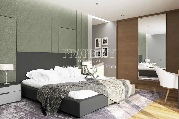 One of the master bedrooms in Burc Sitesi