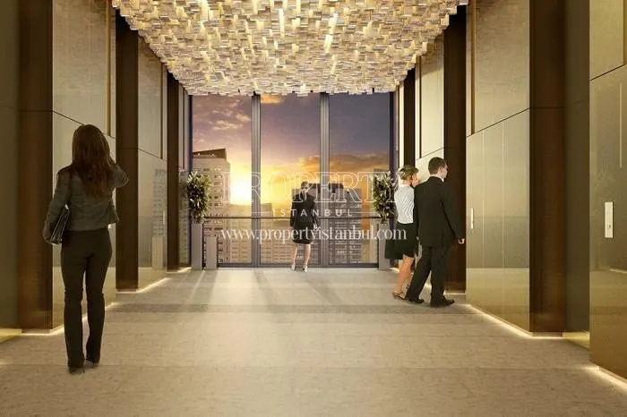 The interior of one of the blocks of Business Istanbul