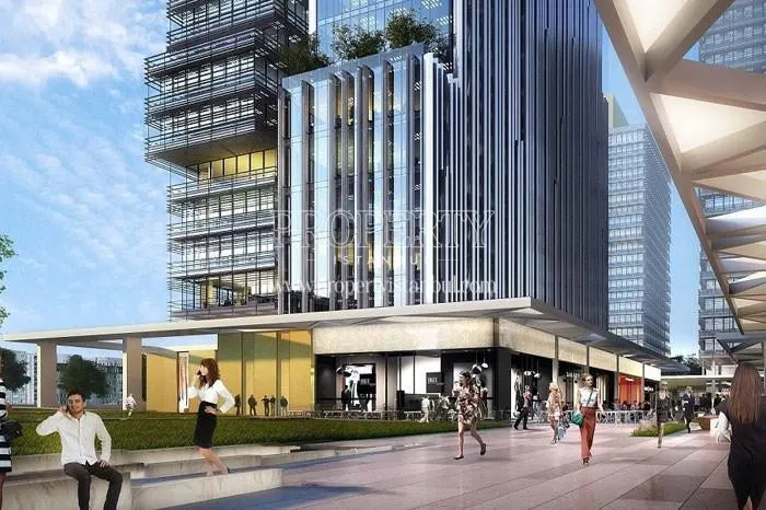 The shopping center in Business Istanbul