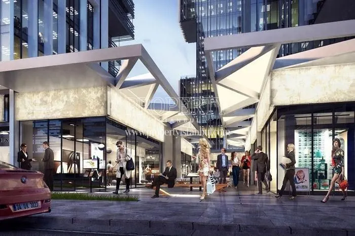 The shopping center in Business Istanbul