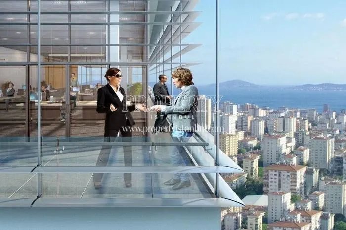 The sea view from one of the offices of Business Istanbul