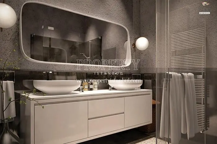 One of the bathrooms in Butiq Yasam Kartal