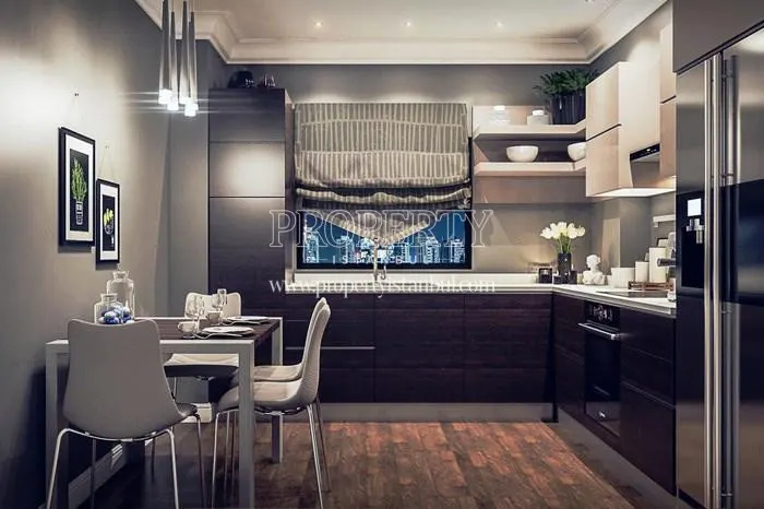 One of the kitchens in Buyuk Konak Residence