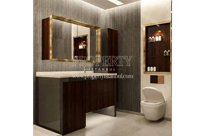 One of the bathrooms in Buyuk Konak Residence