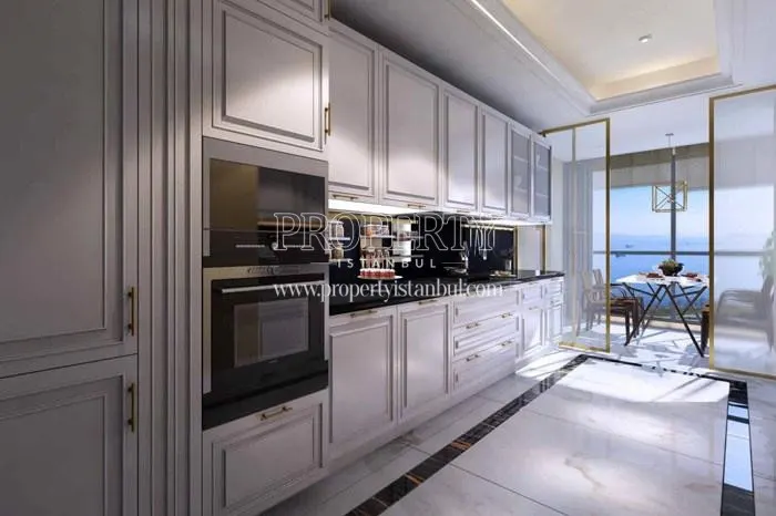 Spacious kitchen in Buyukyali Istanbul