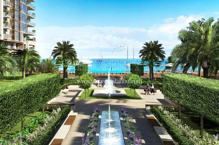 The landscape of the Buyukyali Istanbul compound
