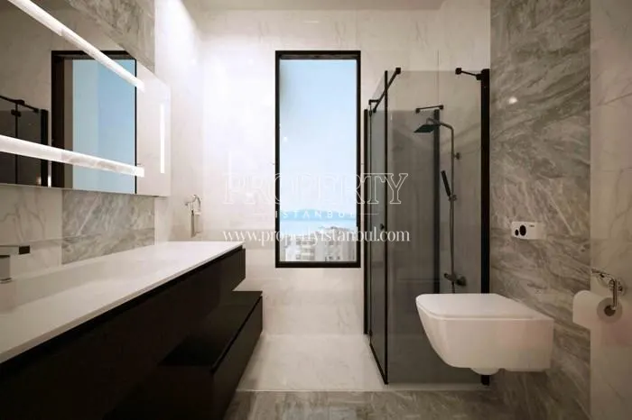One of the bathrooms in CT 45 Residence