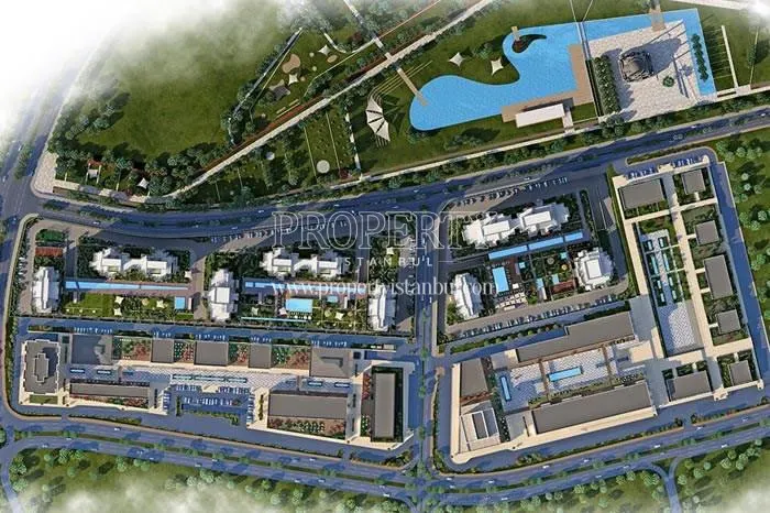 The layout plan of Cadde Flora