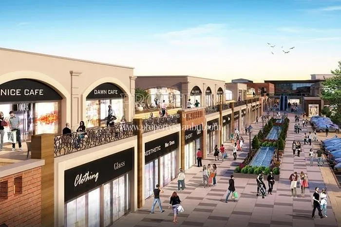 The shops in the Cadde Flora project
