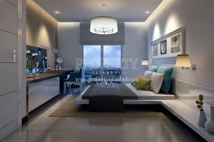 One of the bedrooms in Canan Business