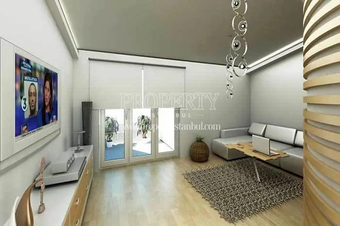 Grey living room in Casa Mia Tuzla