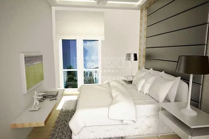 Small master bedroom with a TV in Casa Mia Tuzla
