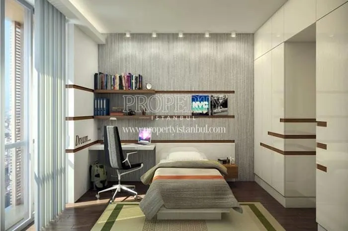 One of the master bedrooms in Cebeci Residence