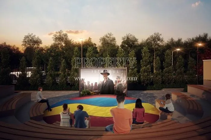 The open-air cinema in Celestia Life