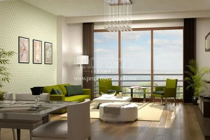 One of the living rooms in Cemtas Gurpinar Evleri